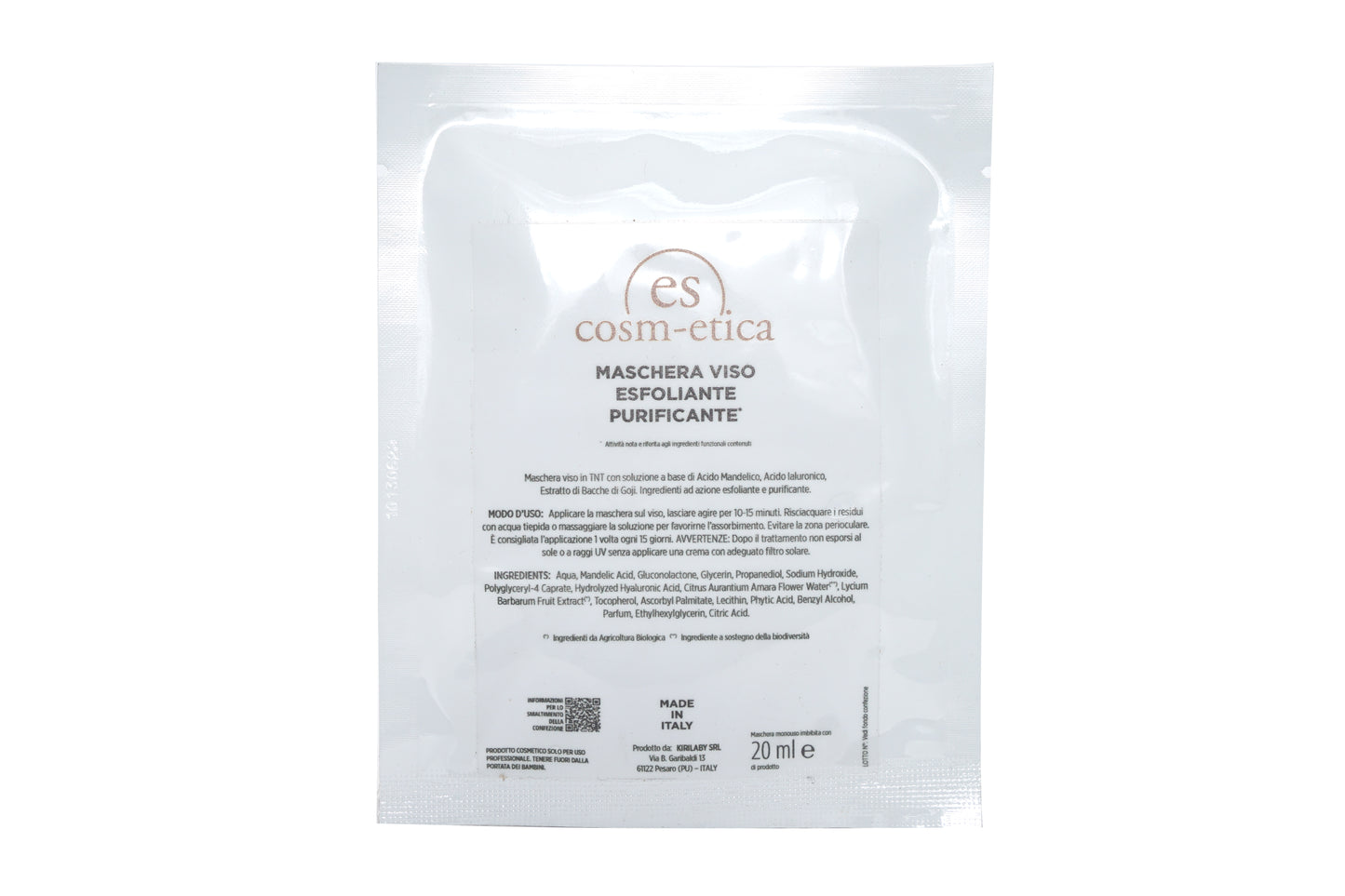 Maschera Viso Esfoliante Purificante