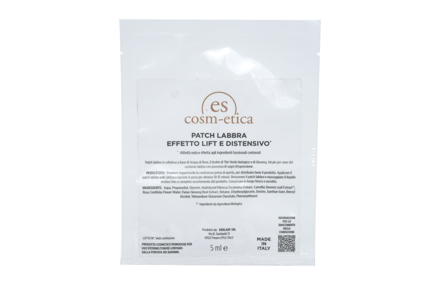 Patch Labbra Effetto Lift e Distensivo