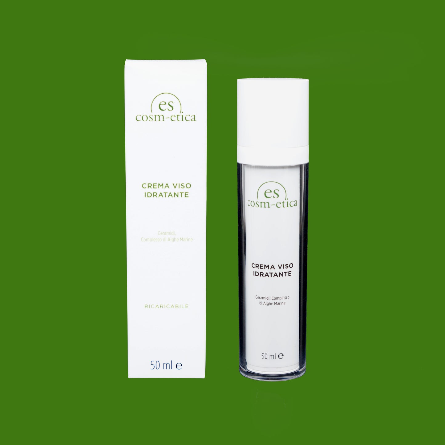Crema Viso Idratante Con Ceramidi Ricaricabile 50ml