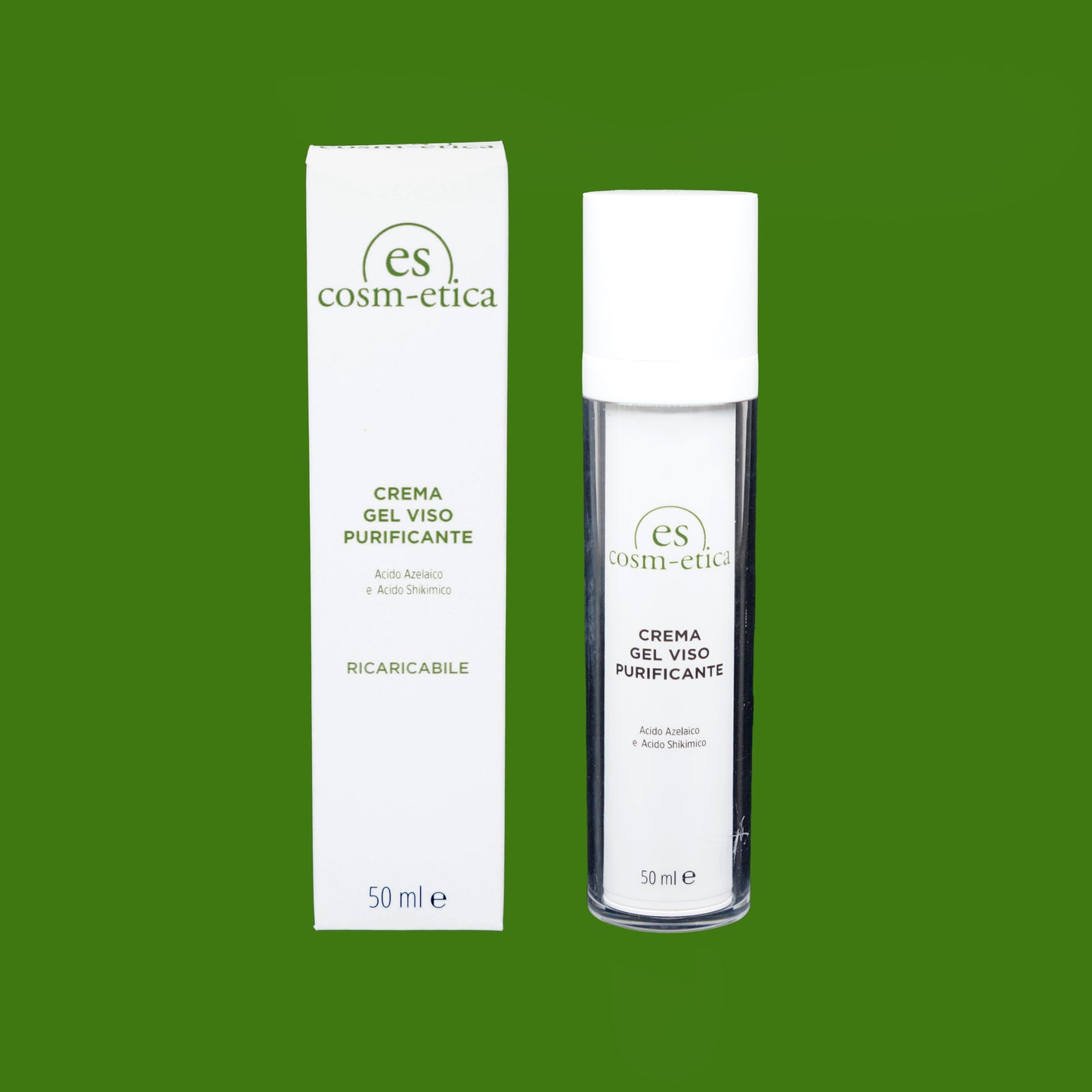 Crema Viso Gel Purificante Ricaricabile 50 ml