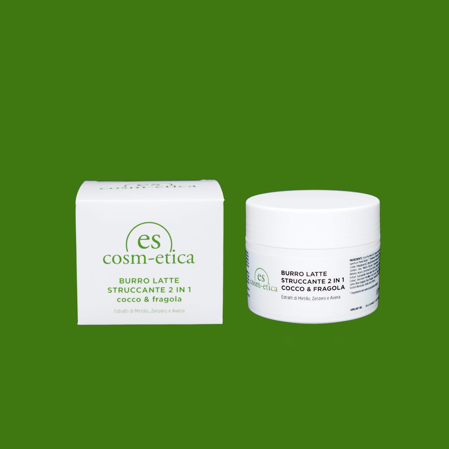 Burro Latte Struccante -Cocco e Fragola 2 in 1 - 100 ml