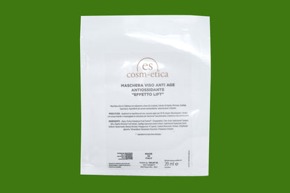 (A) Maschera Viso Anti Age Antiossidante "Effetto Lift"