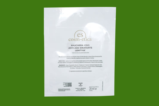 Maschera Viso Anti Age Idratante Lenitiva
