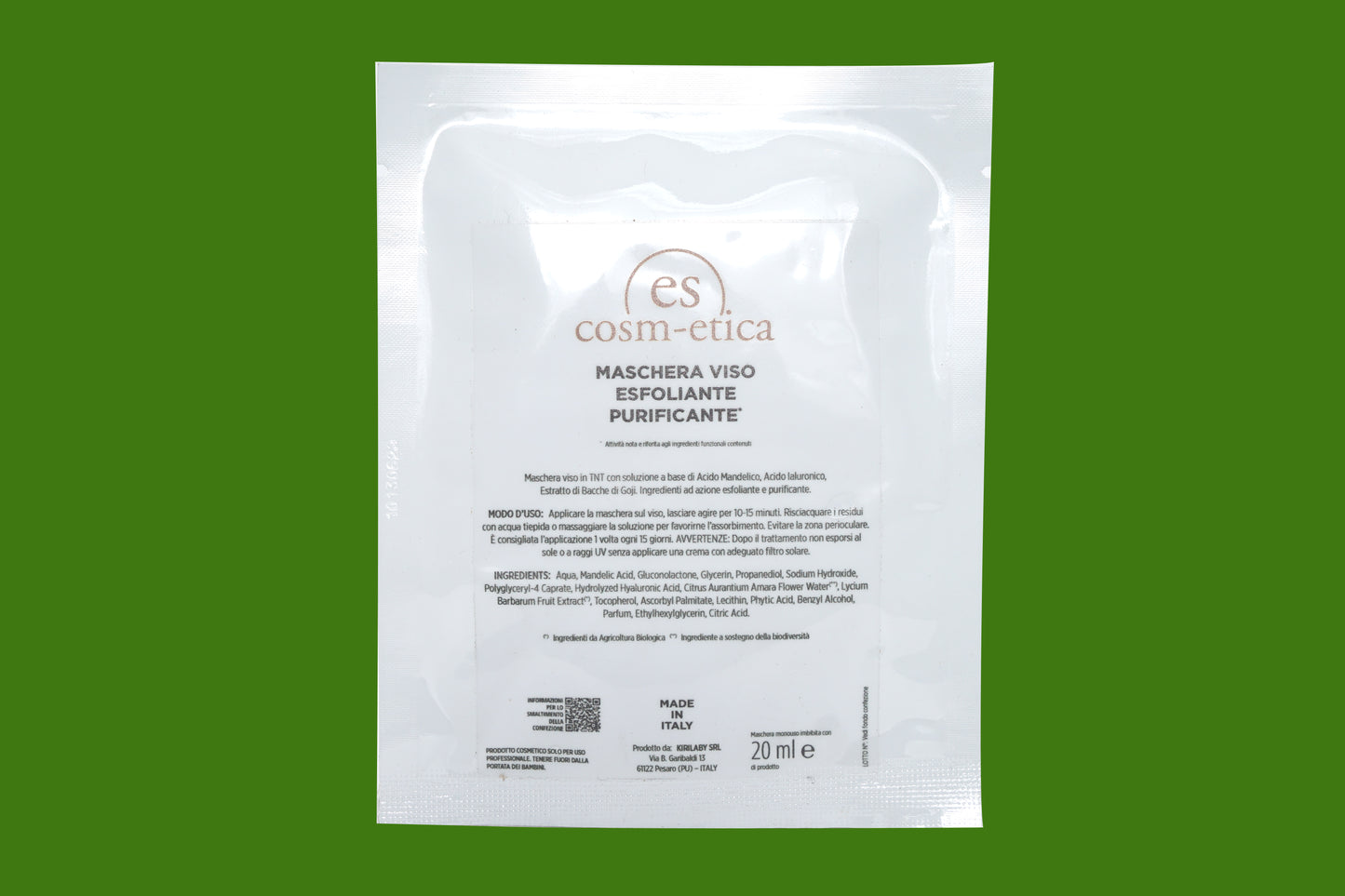 Maschera Viso Esfoliante Purificante